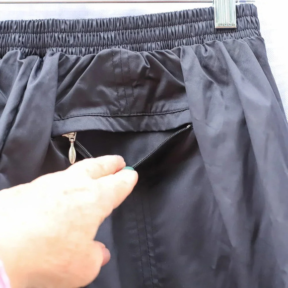 Nike Pants Unisex Medium Black Clima Fit Golf Windbreaker Rain Track Jogger - Picture 10 of 16